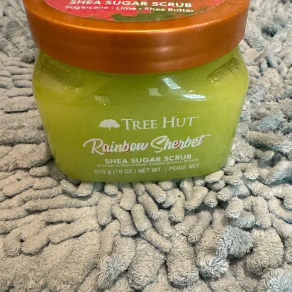 TREE HUT RAINBOW SHerbet SHEA SUGAR SCRUB NWT - Picture 1 of 4